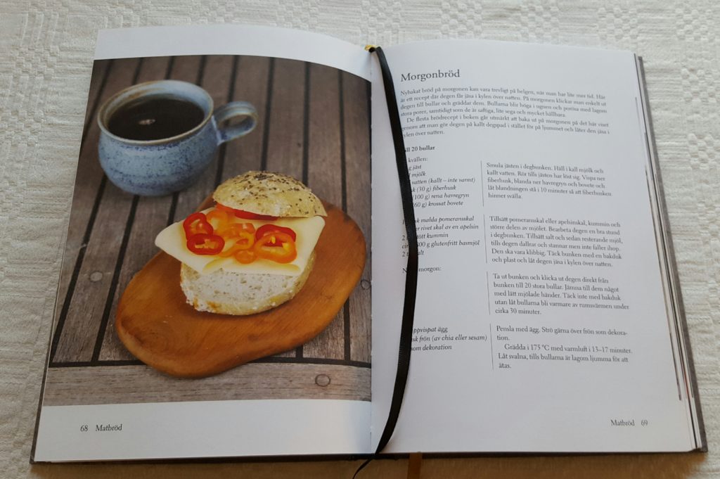 Morgonbröd ur boken "Glutenfritt - gott och enkelt" av Margareta Elding-Pontén och med bilder av Hans Björck.