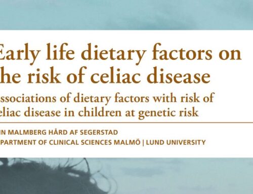 Avhandling om kostens betydelse för uppkomsten av celiaki hos barn med ärftlig risk för celiaki
